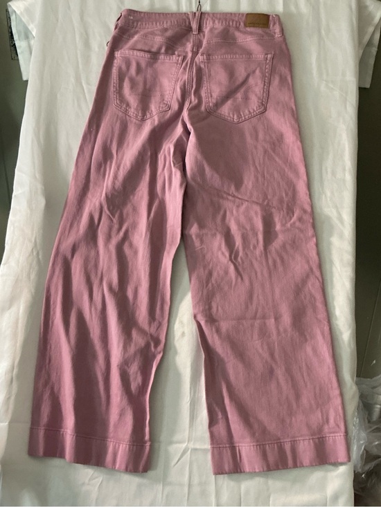 American Eagle Outfitters Denim - American Eagle Outfitters Pink Wide-Leg Jeans
